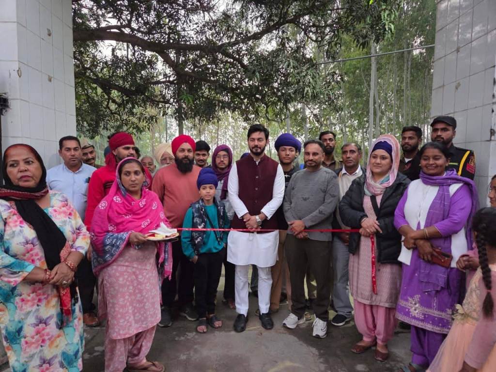 Every village of Chabbewal will be developed development work is going on rapidly  MLA Dr Ishank Kumar